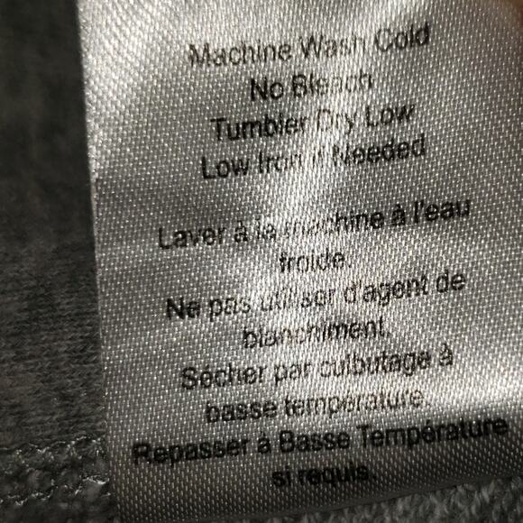 EUC Community brand 2 tone sweatshirt Full Zip Hoodie, Side Pockets Size Small - Picture 9 of 9